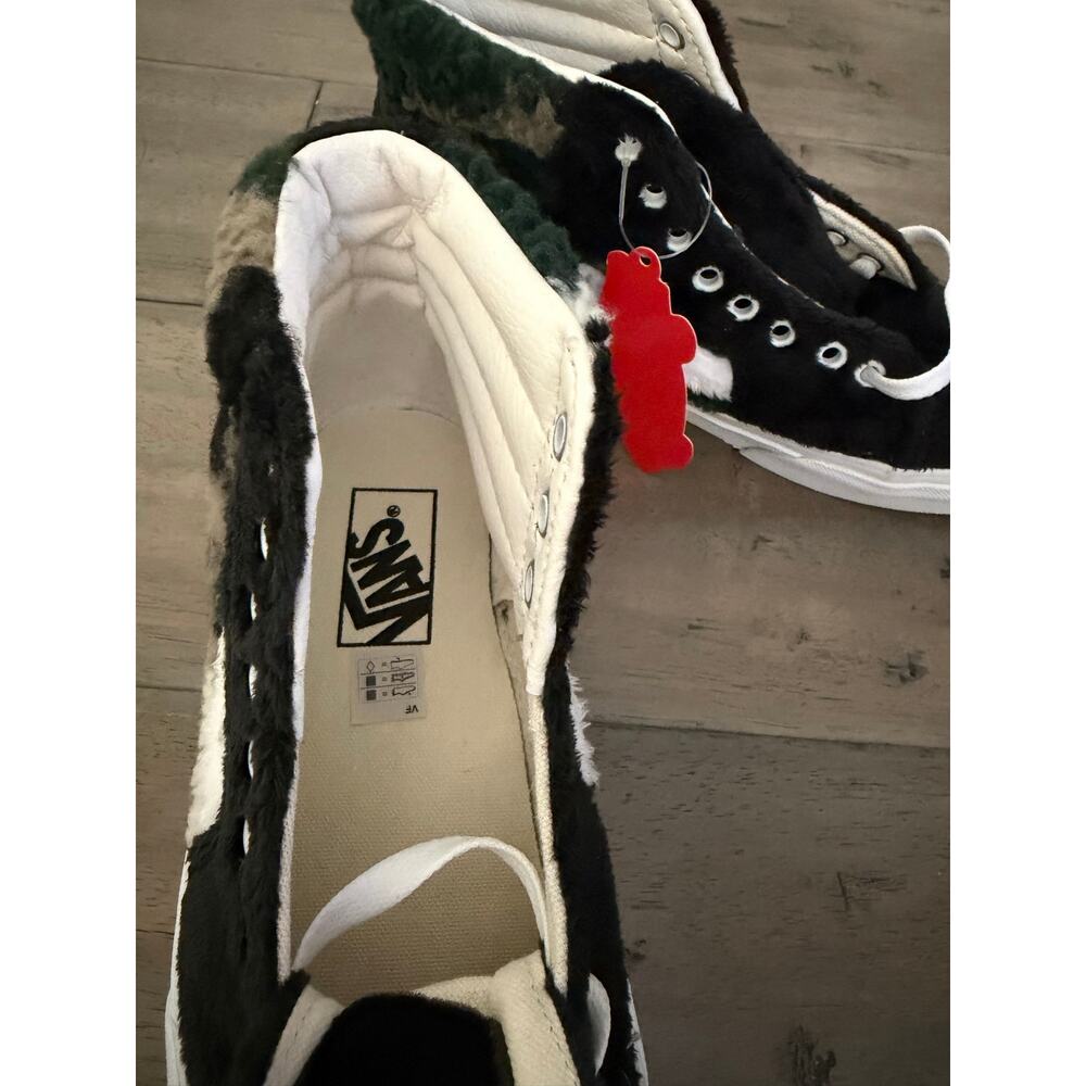 New vans SK8 camo Sherpa sneakers womens sz 6 - Picture 5 of 9